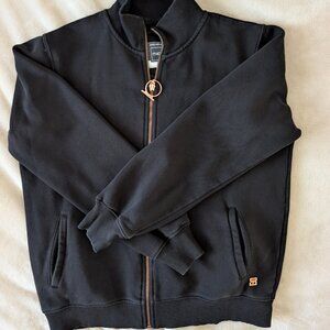 3/$30 Madame rose gold detail premium fleece zip up